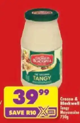 Shoprite Crosse & Blackwell Tangy Mayonnaise offer