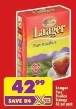 Shoprite Laager Pure Rooibos offer