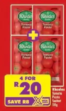 Shoprite Rhodes Tomato Paste offer