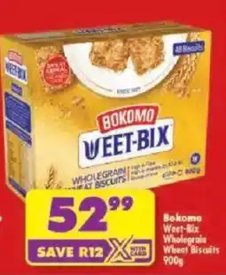 Shoprite Bokomo Weet-Bix Wholegrain Wheat Biscuits offer