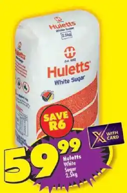 Shoprite Hulett's White Sugar offer