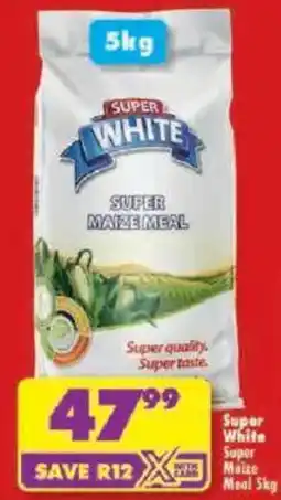 Shoprite Super White Super Maize Meal offer