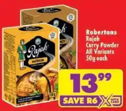 Shoprite Robertsons Rajah Curry Powder offer