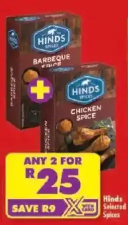 Shoprite Hinds Spices Barbecue Spice & Chicken Spice offer