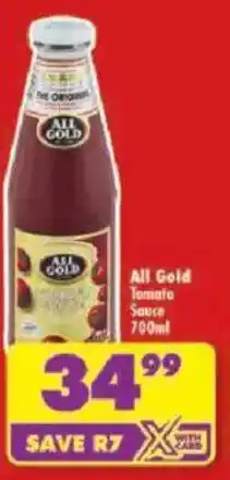 Shoprite All Gold Tomato Sauce offer