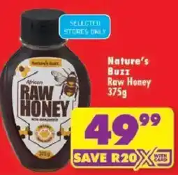 Shoprite Nature's Buzz Raw Honey offer