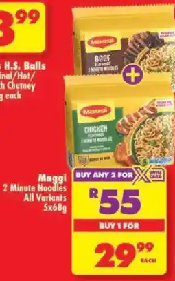Shoprite Maggi 2 Minute Noodles offer