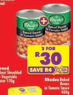 Shoprite Rhodes Baked Beans in Tomato Sauce offer