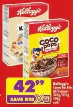 Shoprite Kellogg's Coco Pops Chocos offer