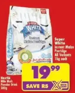 Shoprite Super White Instant Maize Porridge offer