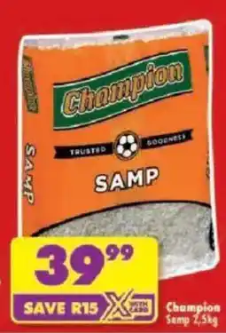 Shoprite Champion Samp offer