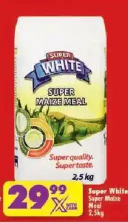 Shoprite Super White Super Maize Meal offer