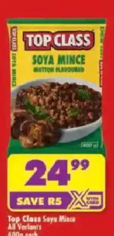 Shoprite Top Class Soya Mince offer
