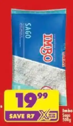 Shoprite Imbo Sago offer