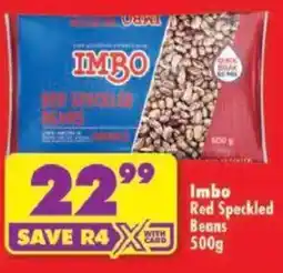 Shoprite Imbo Red Speckled Beans offer