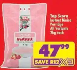 Shoprite Top Score Instant Maize Porridge offer