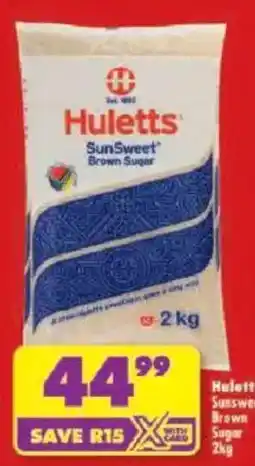 Shoprite Hulett's SunSweet Brown Sugar offer