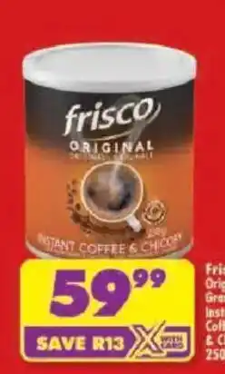 Shoprite Frisco Original Instant Coffee & Chicory offer