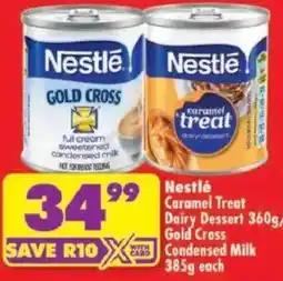 Shoprite Nestlé Caramel Treat Dairy Dessert offer