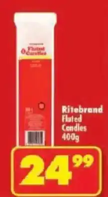 Shoprite Ritebrand Fluted Candles offer