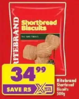 Shoprite Ritebrand Shortbread Biscuits offer