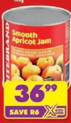 Shoprite Lutterbrand Smooth Apricot Jam offer