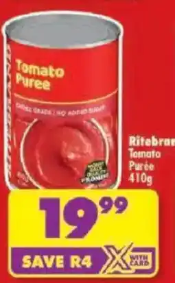 Shoprite Ritebrand Tomato Puree offer