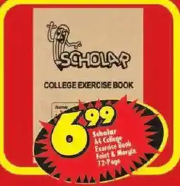 Shoprite Scholar College Exercise Book offer