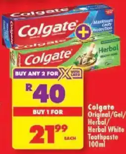 Shoprite Colgate toothpaste offer