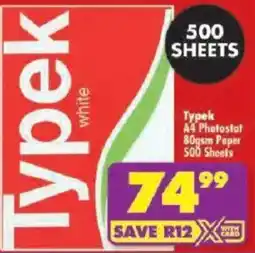 Shoprite Typek white offer