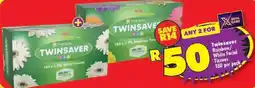 Shoprite Twinsaver Rainbow/White Facial Tissues offer