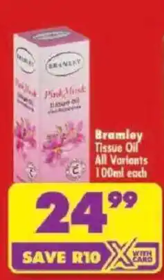Shoprite Bramley Tissue Oil offer