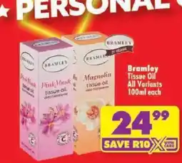 Shoprite Bramley Tissue Oil offer