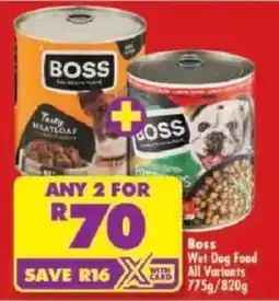 Shoprite Boss Wet Dog Food offer