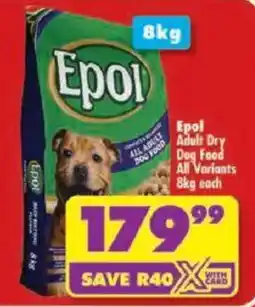 Shoprite Epol Adult Dry Dog Food offer