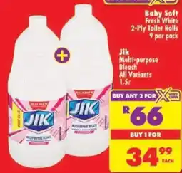Shoprite Jik Multi-purpose Bleach offer