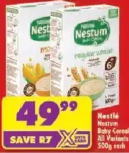 Shoprite Nestle Nestum Baby Cereal offer