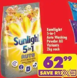 Shoprite Sunlight 5-in-1 Auto Washing Powder offer