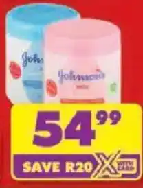 Shoprite Johnson's baby cream offer