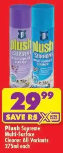 Shoprite Plush Supreme Multi-Surface Cleaner offer
