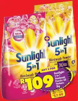 Shoprite Sunlight 5in1 Handwash Powder offer