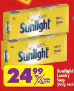 Shoprite Sunlight Laundry Soap offer