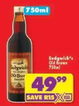 Shoprite Sedgwick's Old Brown offer