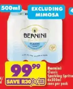 Shoprite Bernini Classic Sparkling Spritz offer