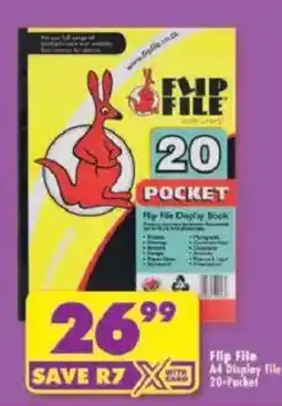 Shoprite Flip File A4 Display File 20-Pocket offer