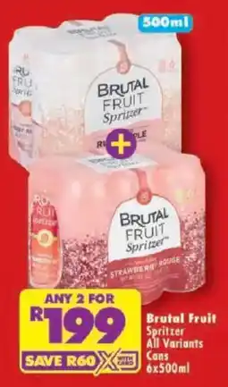 Shoprite Brutal Fruit Spritzer offer
