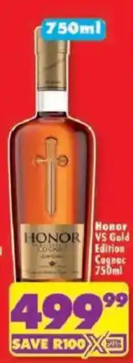 Shoprite Honor VS Gold Edition Cognac offer