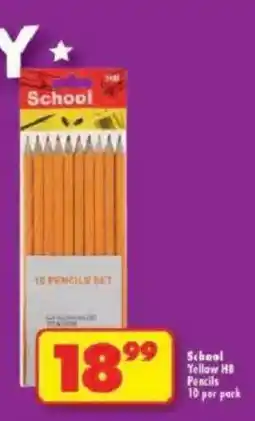 Shoprite School Yellow HB Pencils offer