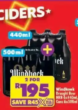 Shoprite Windhoek Drought Beer offer