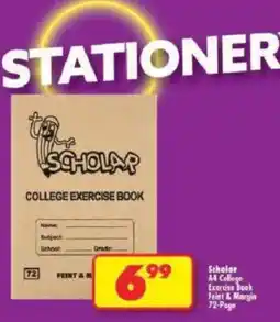 Shoprite Scholar College Exercise Book offer